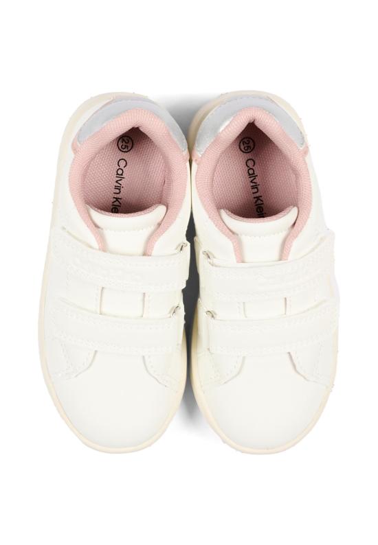 26FW [키즈] 캘빈클라인 스니커즈 V1A9 83382 1355Y622 WHITE - CALVIN KLEIN