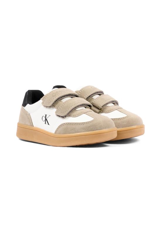 26FW [키즈] 캘빈클라인 스니커즈 V1X9 83443 0318Y746 BEIGE - CALVIN KLEIN