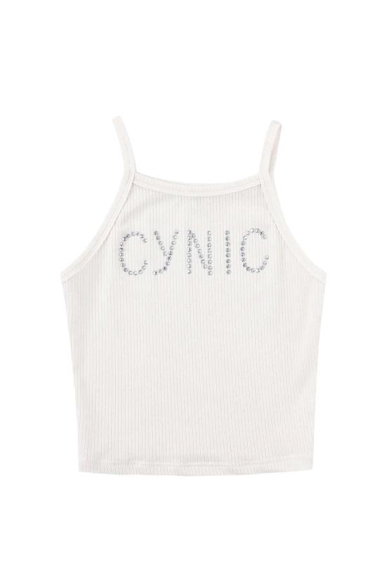  패션 브랜드 컴퍼니 민소매 티셔츠 패션 브랜드 회사 Cynic Cami Tank