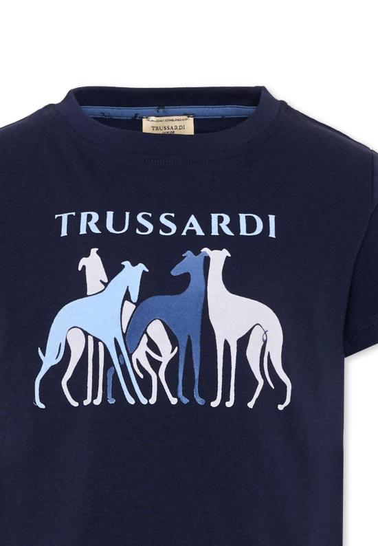 26FW [키즈] 트루사르디 티셔츠 TIA26060TS BLUE NAVAL BLUE NAVAL - TRUSSARDI