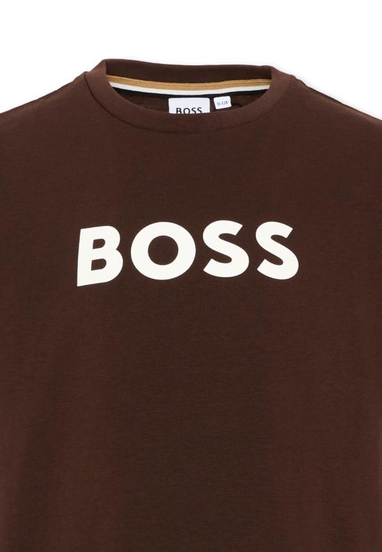 26FW [키즈] 보스 티셔츠 J52711 343 BROWN - BOSS