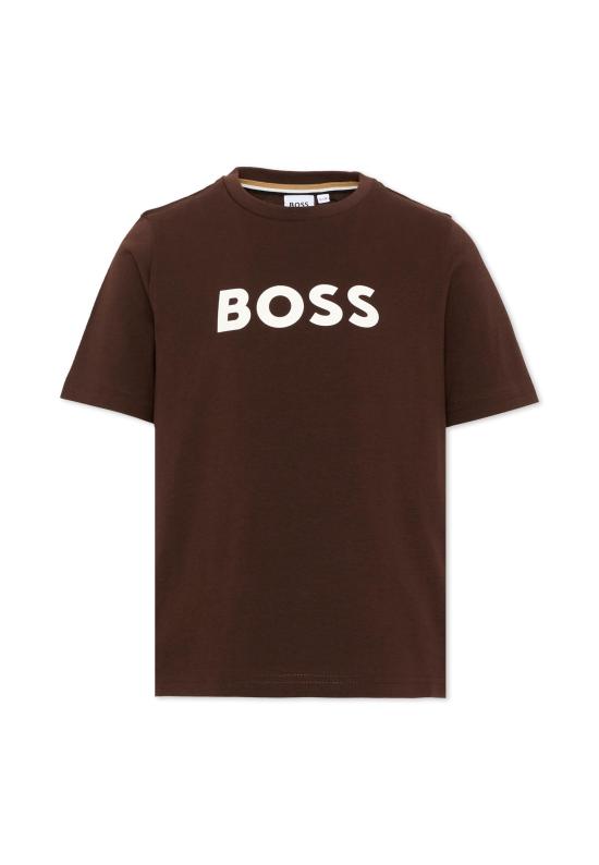 26FW [키즈] 보스 티셔츠 J52711 343 BROWN