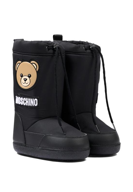 26FW [키즈] 모스키노 미들 부츠 84301 VAR1 BLACK - MOSCHINO