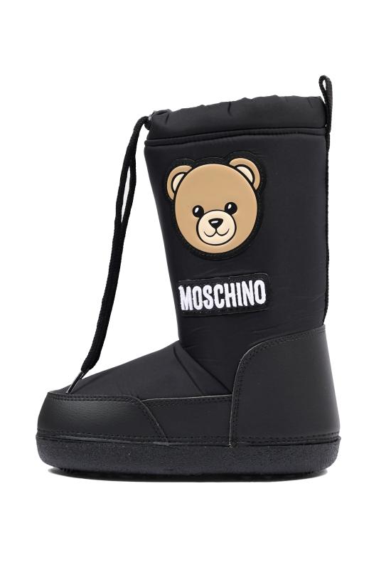 26FW [키즈] 모스키노 미들 부츠 84301 VAR1 BLACK - MOSCHINO