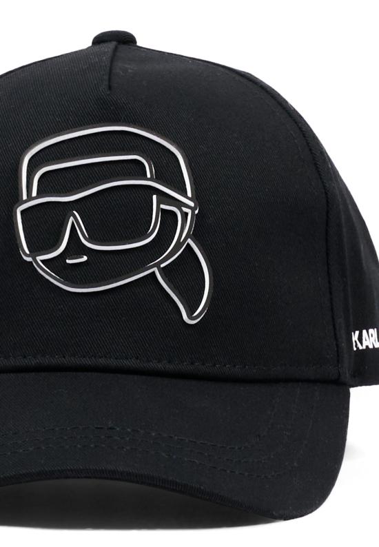 26FW [키즈] 칼라거펠트 모자 Z31444 09B BLACK - KARL LAGERFELD