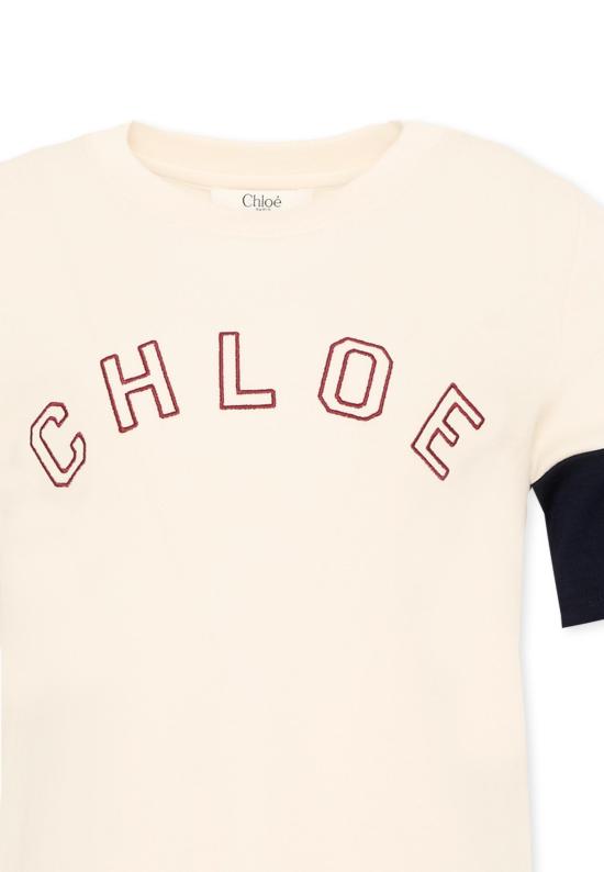 26FW [키즈] 끌로에 티셔츠 C21306 148 IVORY - CHLOE