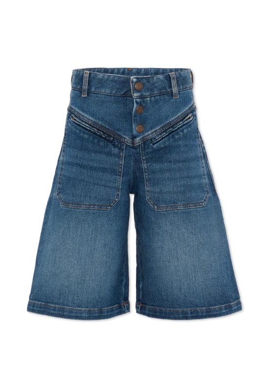 26FW [키즈] 끌로에 데님 숏팬츠 C21260 Z10 DENIM