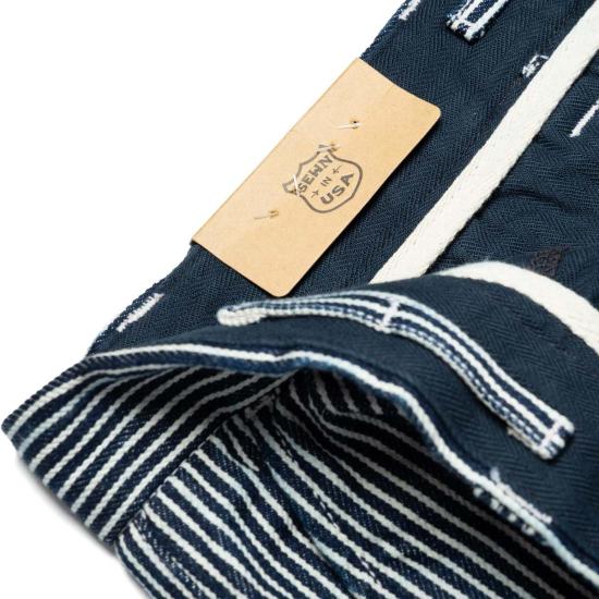  프리노트 클로스 치노 팬츠 데크 팬츠 히코리 스트라이프 - FREENOTE CLOTH