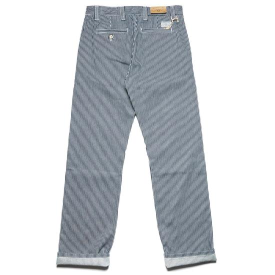  프리노트 클로스 치노 팬츠 데크 팬츠 히코리 스트라이프 - FREENOTE CLOTH