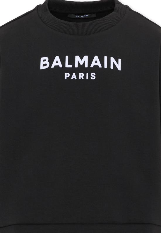 26FW [키즈] 발망 니트/스웻셔츠 BZ4A50 Z3728 930BC BLACK - BALMAIN