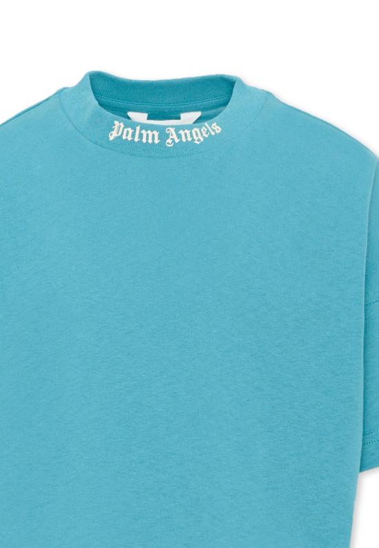 26FW [키즈] 팜앤젤스 티셔츠 F6PAJBTH012 1527 LIGHT BLUE - PALM ANGELS