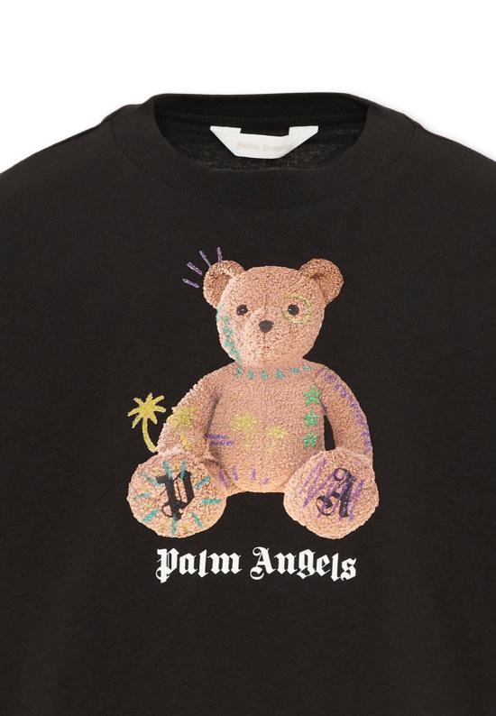 26FW [키즈] 팜앤젤스 티셔츠 F6PAJGTH079 110 BLACK - PALM ANGELS