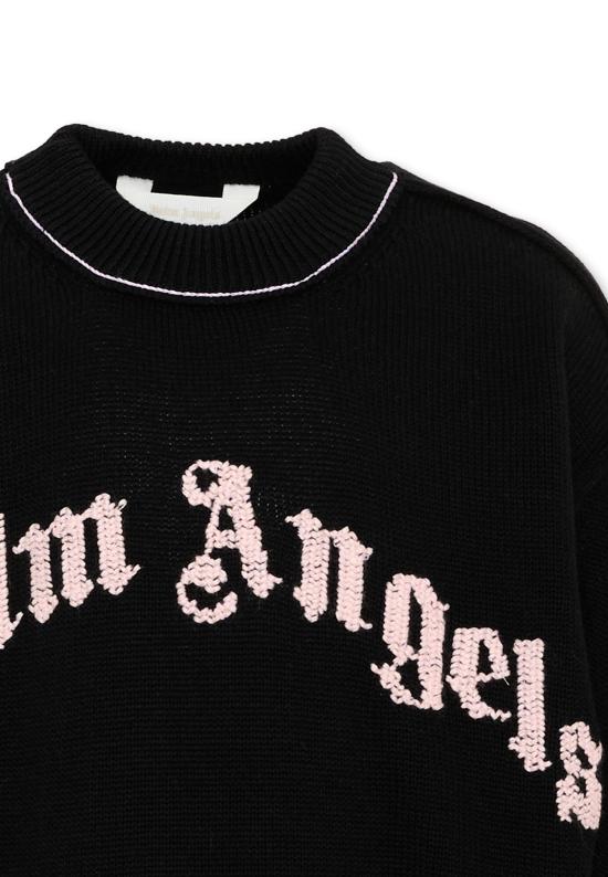 26FW [키즈] 팜앤젤스 니트/스웻셔츠 F6PAJGJP155 110 BLACK - PALM ANGELS