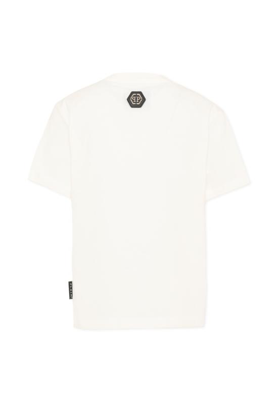26FW [키즈] 필립 플레인 티셔츠 F6PHJGTH042 002 IVORY - PHILIPP PLEIN