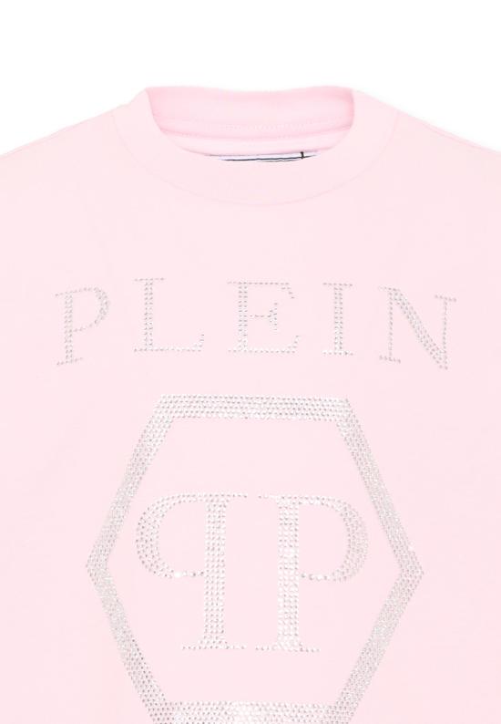 26FW [키즈] 필립 플레인 티셔츠 F6PHJGTH022 042 PINK - PHILIPP PLEIN