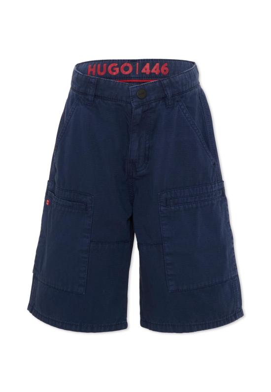 26SS [키즈] 휴고보스 쇼츠/버뮤다 G01002 85C BLUE