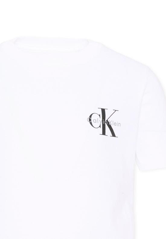 26FW [키즈] 캘빈클라인 티셔츠 LV1CKTJA16 YAF WHITE - CALVIN KLEIN