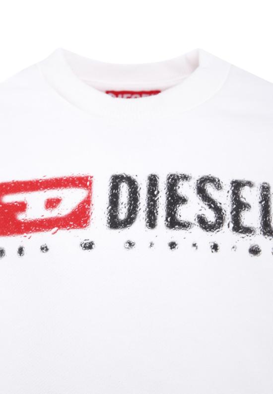 25FW [키즈] 디젤 니트/스웻셔츠 J02483 KYAZ3 K100 WHITE - DIESEL
