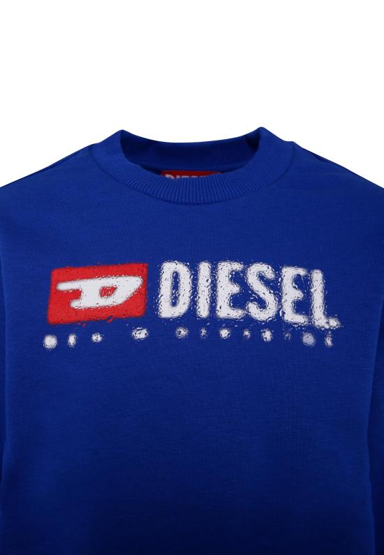 25FW [키즈] 디젤 니트/스웻셔츠 J02483 KYAZ3 K89G BLUE - DIESEL