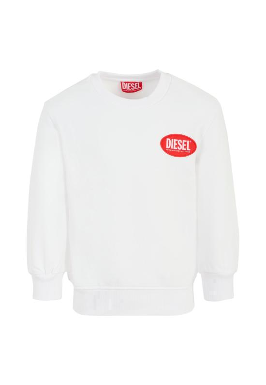25FW [키즈] 디젤 니트/스웻셔츠 J02482 KYAQK K100 WHITE