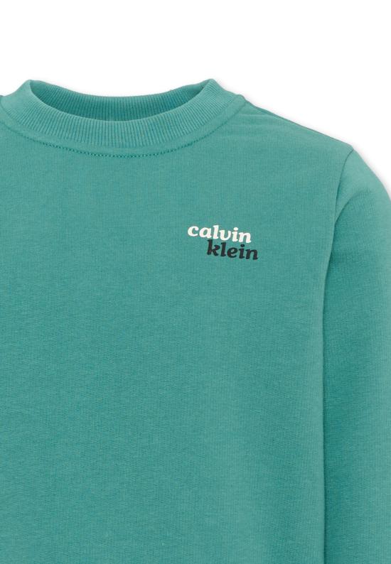 26FW [키즈] 캘빈클라인 캐시미어 니트 LVCKTJB42B LIT GREEN - CALVIN KLEIN