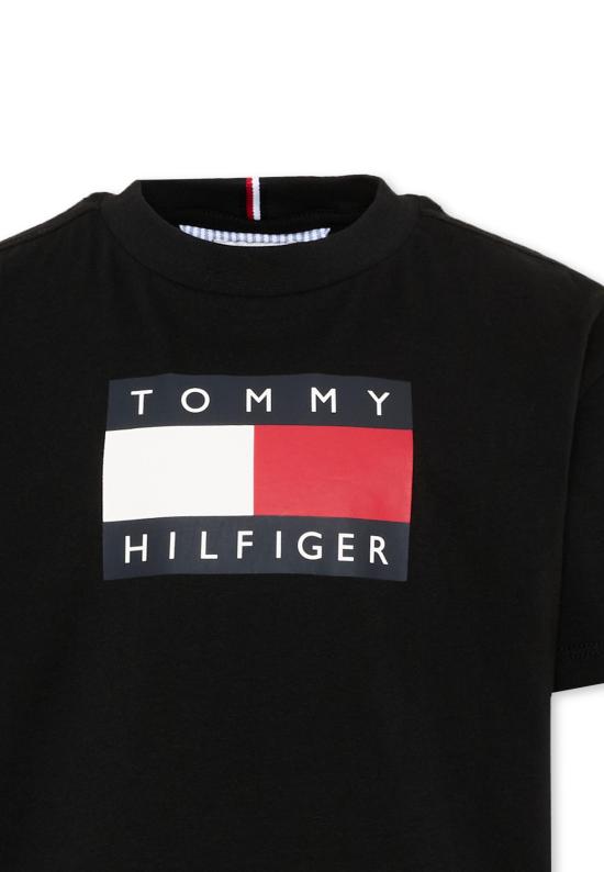26FW [키즈] 타미힐피거 티셔츠 KB0KB10340 BDS BLACK - TOMMY HILFIGER