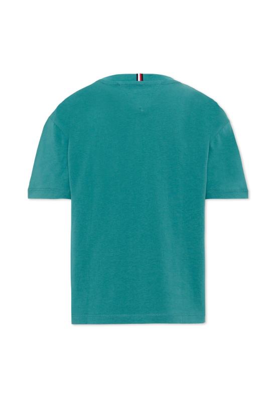 26FW [키즈] 타미힐피거 티셔츠 KB0KB10340 CT3 GREEN - TOMMY HILFIGER