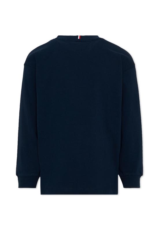 26FW [키즈] 타미힐피거 티셔츠 KB0KB09846 C1G BLUE - TOMMY HILFIGER