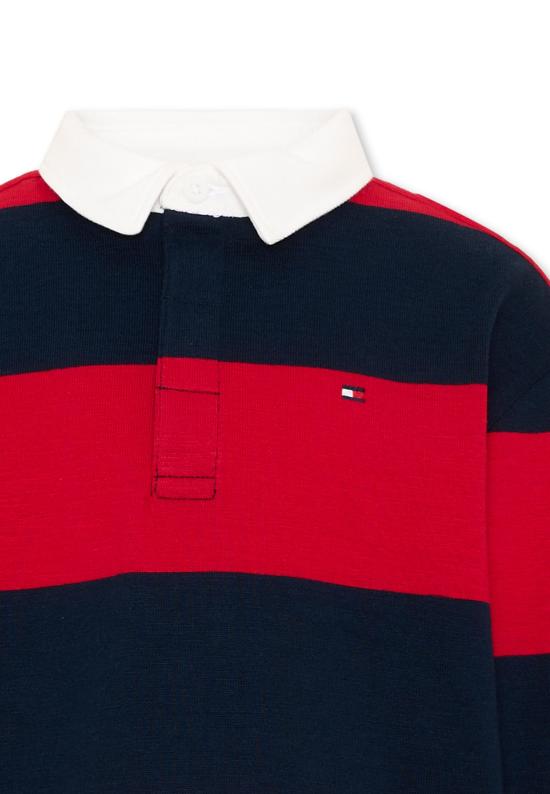 26FW [키즈] 타미힐피거 폴로 셔츠 KB0KB10475 XLG RED - TOMMY HILFIGER