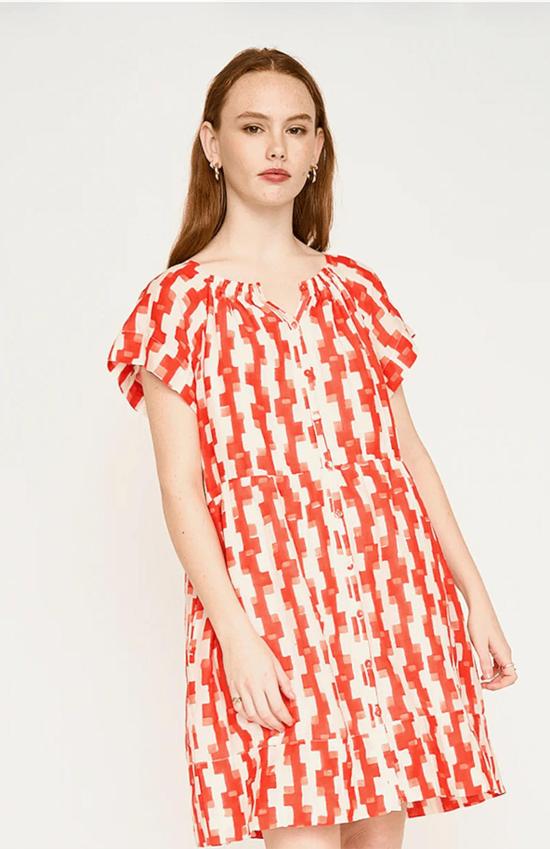  미르스 카프탄스 숏 원피스 미르스 카프탄 비엔나 숏 드레스 - MIRTH CAFTANS