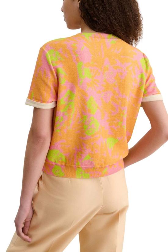  레이첼 코미 반팔 티셔츠 이네즈 탑 오렌지 옵스큐라 - RACHEL COMEY