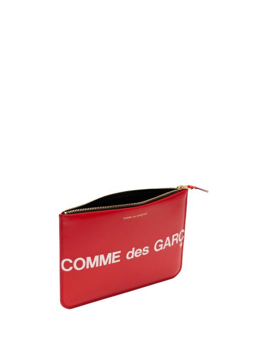 26FW 꼼데가르송 휴즈 로고 지갑 SA5100HL RED - COMME DES GARCONS