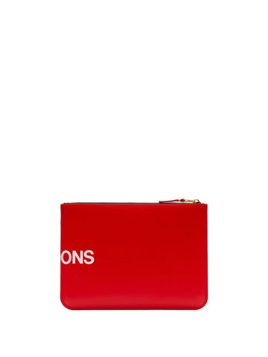 26FW 꼼데가르송 휴즈 로고 지갑 SA5100HL RED - COMME DES GARCONS