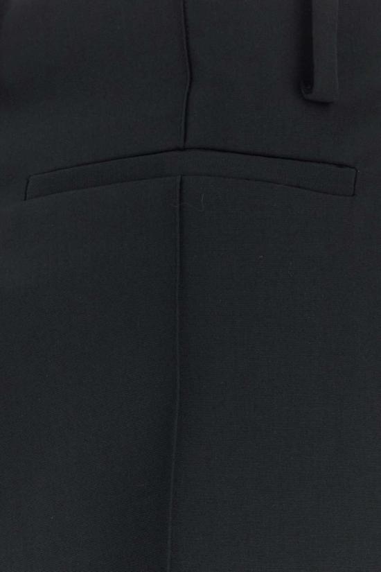  마르니 스트레이트 팬츠 울 블렌드 팬츠 블랙 - MARNI