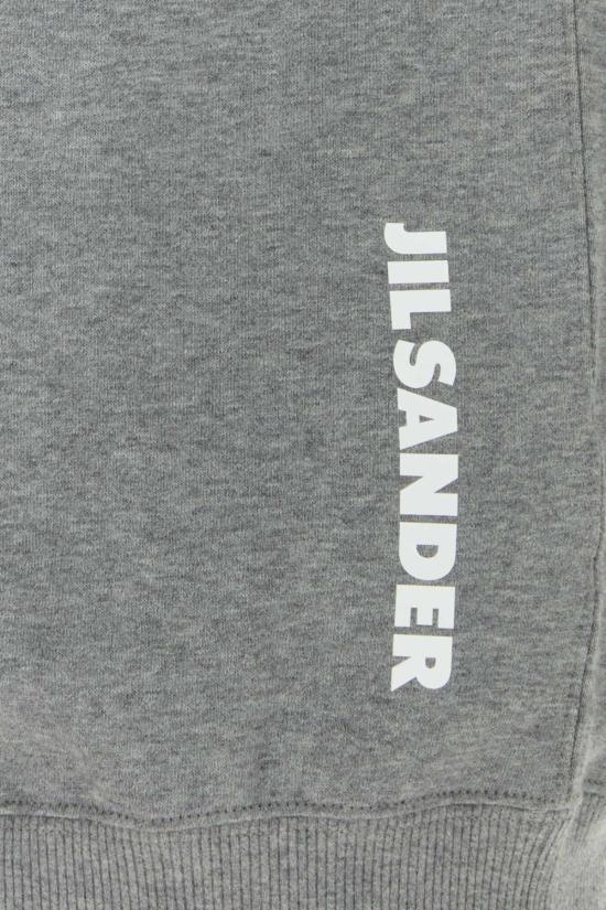  질샌더 후드 티셔츠 질 샌더 코튼 스웨트셔츠 그레이 - JIL SANDER
