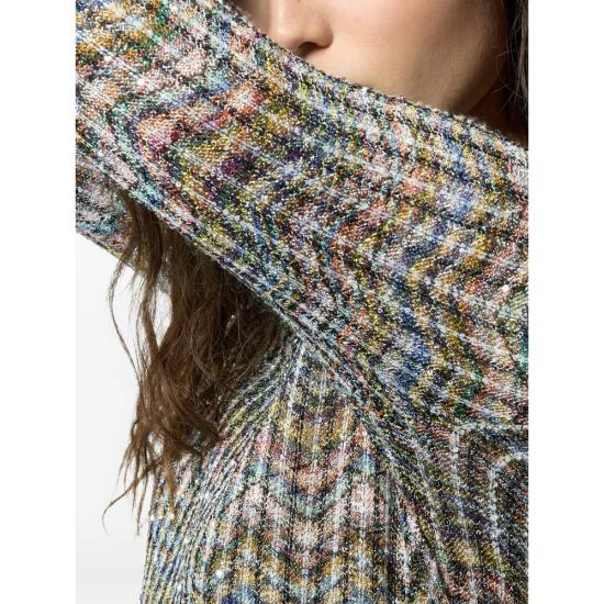 26FW 미소니 자켓 DS26WN1D BC006D SMSPW BLUE GREEN - MISSONI