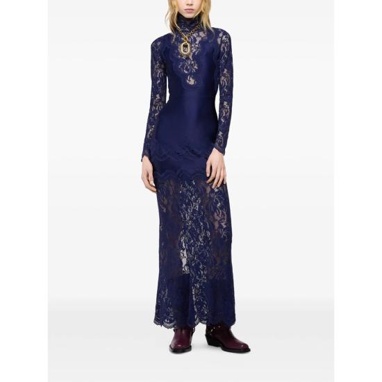 26FW 파코라반 롱 원피스 26AJRO372 PA0170 P481 BLUE - PACO RABANNE