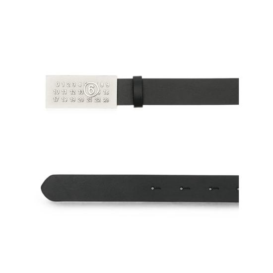 26FW MM6 메종마르지엘라 레귤러 벨트 P9198 SA6TP0010 H1145 BLACK - MM6 MAISON MARGIELA