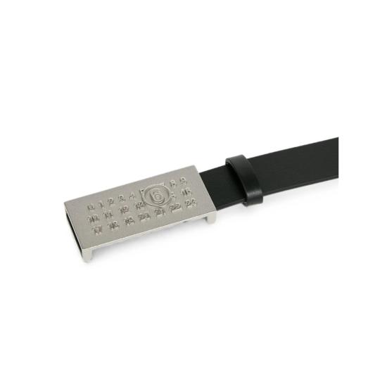 26FW MM6 메종마르지엘라 레귤러 벨트 P9198 SA6TP0010 H1145 BLACK - MM6 MAISON MARGIELA