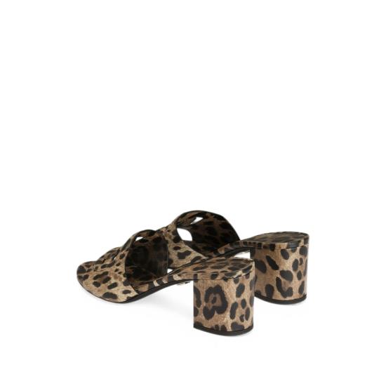 26FW 돌체앤가바나 뮬/슬리퍼 CR1996 A0426 HY13M NEUTRALS BROWN - DOLCE & GABBANA