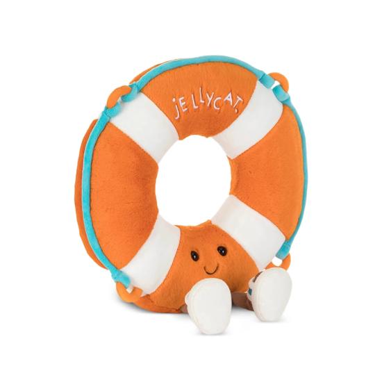 26FW [키즈] 젤리캣 어린이 완구 A2LF LIFE RING ORANGE WHITE - JELLYCAT