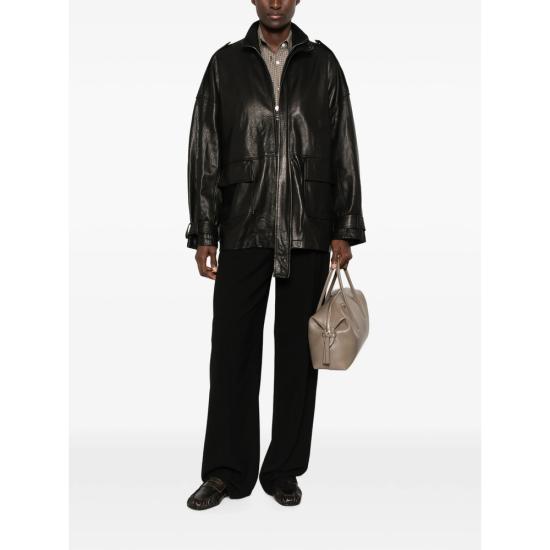26FW 조르지오 브라토 가죽 자켓 GD27F23096MGA NERO BLACK - GIORGIO BRATO