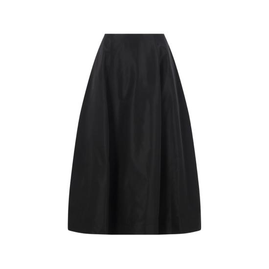 26FW 시몬로샤 롱 스커트 3223 0469 BLACK