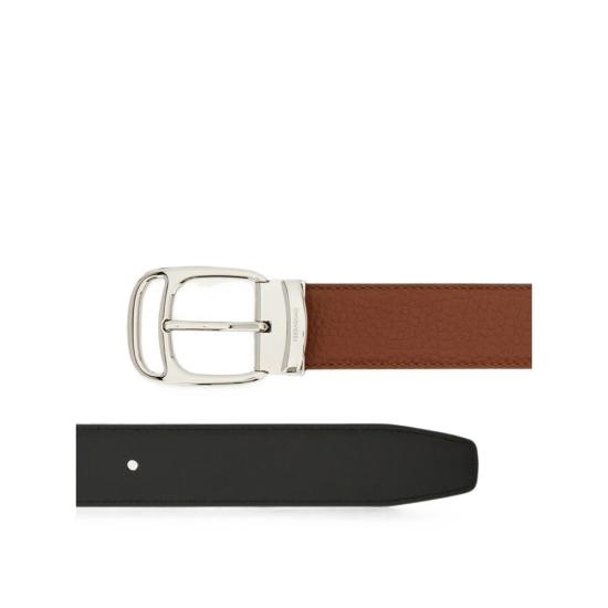 26FW 살바토레 페라가모 벨트 670714 0795624 COGNA BROWN BLACK - SALVATORE FERRAGAMO