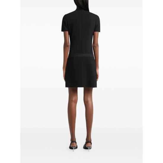 26FW 쿠레쥬 반팔 티셔츠 326CTO548PL 0159 9999 BLACK - COURREGES