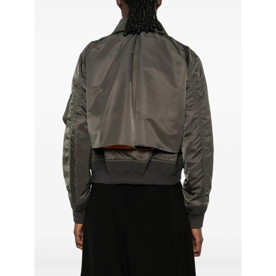 26FW 사카이 봄버 자켓 26 08582 531 GREEN - SACAI