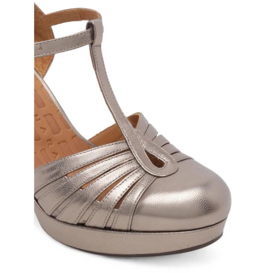 26FW 치에 미하라 힐/펌프스 UYELO IRON METALLIC - CHIE MIHARA