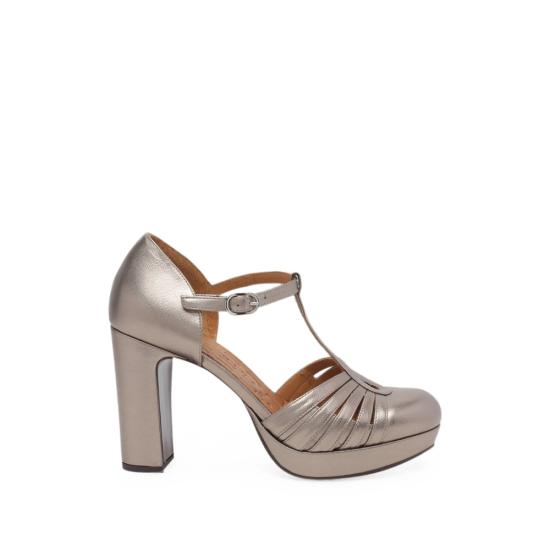 26FW 치에 미하라 힐/펌프스 UYELO IRON METALLIC