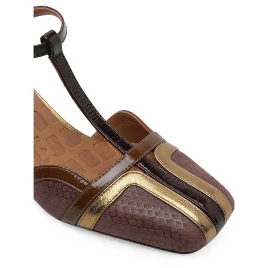 26FW 치에 미하라 힐/펌프스 VOLAI49 BRONC BROWN - CHIE MIHARA