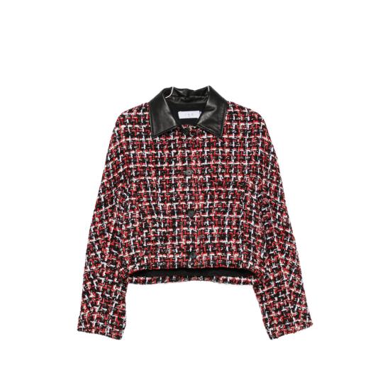 26FW 이로 자켓 NUFFY WP07 BLK48 BLACK RED